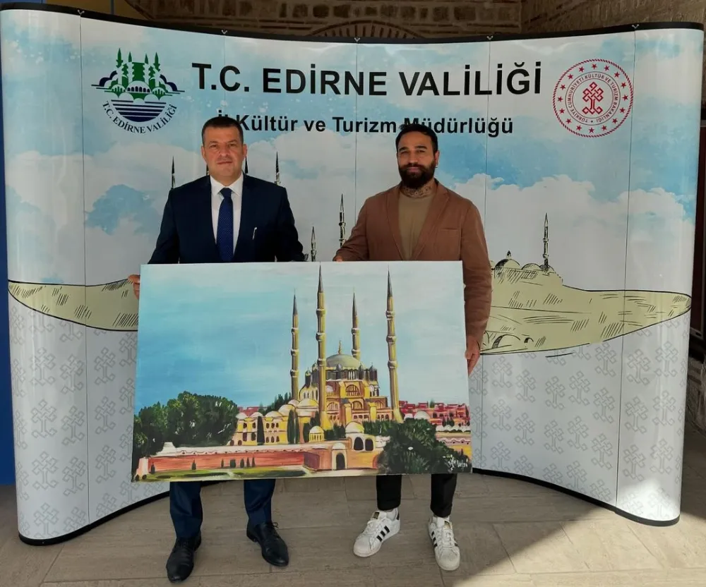 HABERİMİZE KONU OLAN RESİME EDİRNE KÜLTÜR VE TURIZM MÜDÜRLÜĞÜ SAHİP ÇIKTI