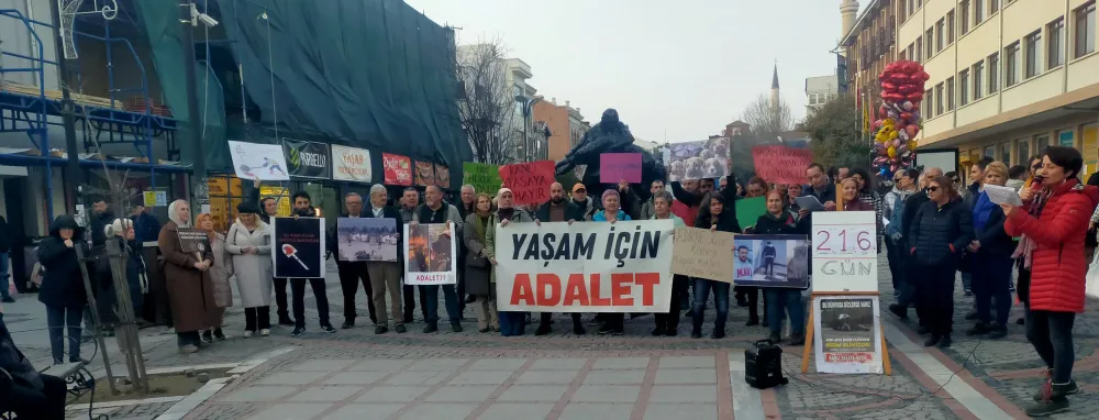 EDİRNE ’DE HAYVAN HAKLARI SAVUNUCULARINDAN YAŞAM ALANINA TEPKİ