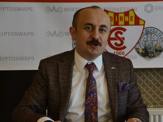 EDİRNESPOR'A CRİPTOSWAPS DESTEĞİ 