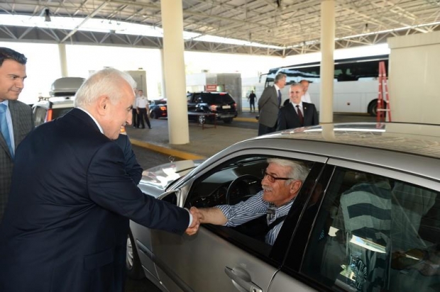 BAKAN MÜEZZİNOĞLU İPSALA'DA CAMİİ TEMELİ ATTI