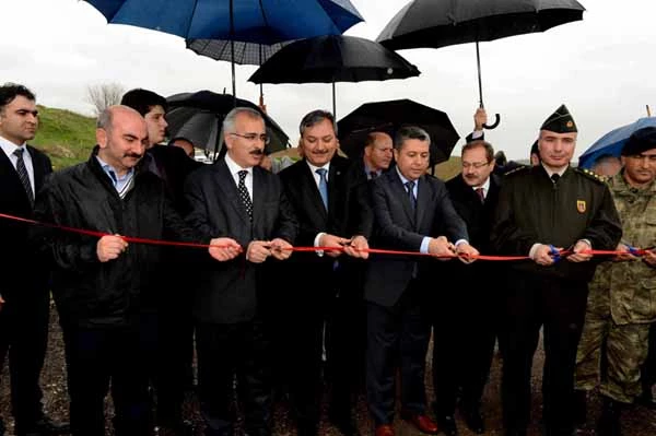 EMNİYET MÜDÜRLÜĞÜNE AİT AÇIK ATIŞ POLİGONU TÖRENLE AÇILDI