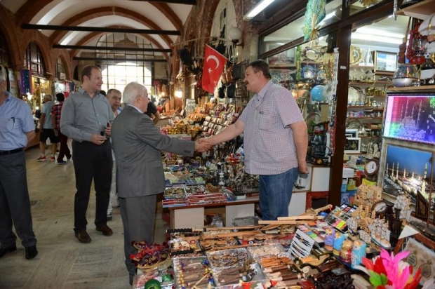 VALİ ŞAHİN, İNCELEMELERİNE DEVAM EDİYOR