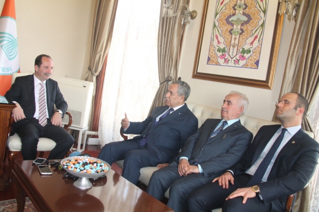 ARINÇ; VALİŞ ŞAHİN VE BELEDİYE BAŞKANI GÜRKAN’I ZİYARET ETTİ