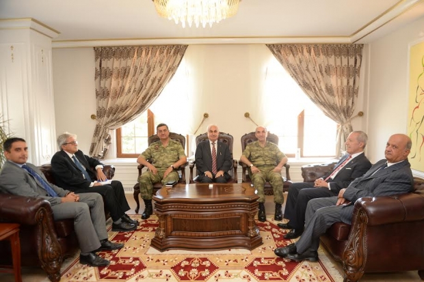 5. KOLORDU KOMUTANI KORGENERAL ERDOĞAN’DAN VALİ ŞAHİN’E ZİYARET
