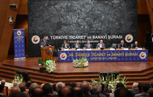 VII. TÜRKİYE TİCARET VE SANAYİ ŞURASI TOBB BİRLİK MERKEZİNDE GERÇEKLEŞTİRİLDİ.